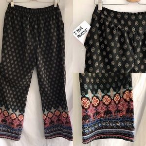 Xhilaration Black Wide Leg Pants Culottes